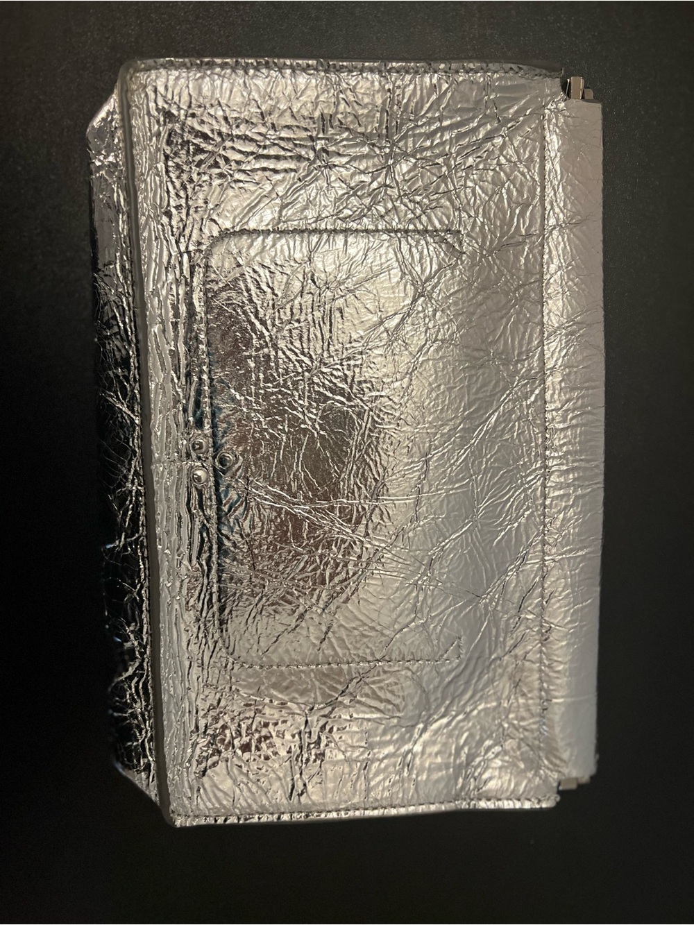 Jerome Dreyfus NASA Crinked Silver Women's Clutch